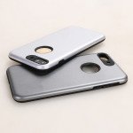 Wholesale iPhone 7 Plus Tough Armor Hybrid Case (Silver)